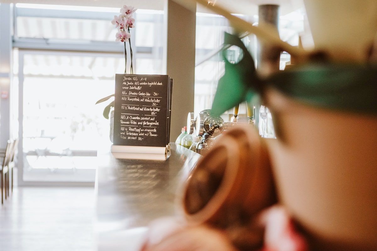 Restaurant Le Jardin in Muntelier